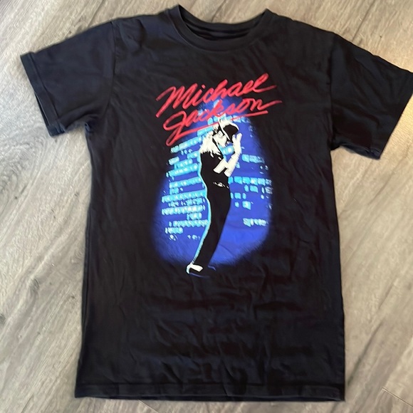 Michael Jackson Black t-shirt - King of Pop - Picture 1 of 2